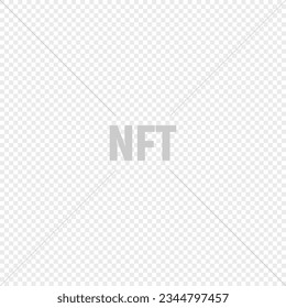 Create nft collection transparency vector template