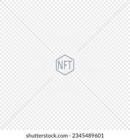 Create nft collection transparency vector template