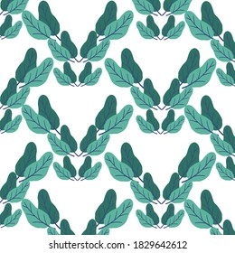 Create a pattern leaf design textile  and using different way 