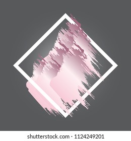 Create pink tourmaline abstract poster, stock vector