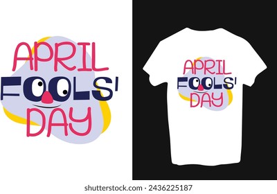 Create a playful and light-hearted April Fools' Day t-shirt design featuring a cartoonish, mischievous jack-in-the-box on the front.