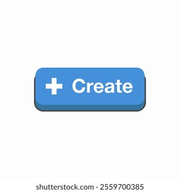 create plus button icon sign vector