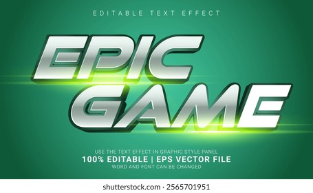 Create powerful designs with this Epic 3D Gaming Text Effect. Perfect for video game projects, posters, social media, and digital artwork