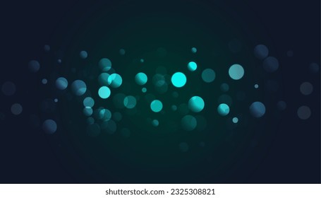 create a shimmering design with abstract blurred bokeh banner vector