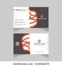 create simple business card design template
