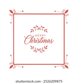  Create a sleek holiday look with this minimal Christmas border vector design. Perfect for adding a festive touch to greeting cards, invitations, and seasonal digital projects.