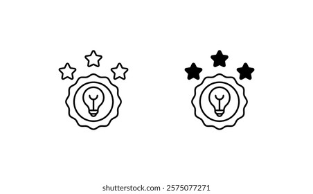 Create Something New icon design with white background stock illustration