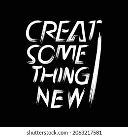 Create something new text effect design