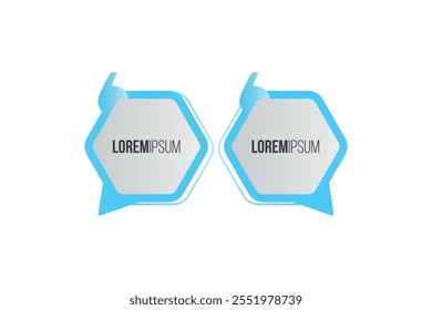Create standout communication designs with this light blue chat speech template, blending clarity, elegance, and modern appeal for versatile applications.