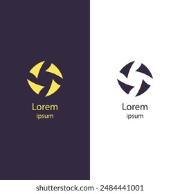 Create a standout identity with this sleek abstract logo. Perfect for any modern business, customize the colors and add your brand name to make it uniquely yours.