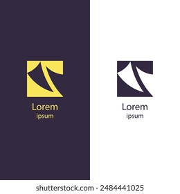 Create a standout identity with this sleek abstract logo. Perfect for any modern business, customize the colors and add your brand name to make it uniquely yours.