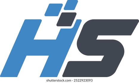 Create tiene una fuerte identidad de marca con un elegante Vector con el logo de HS. Perfecto para empresas o individuos con las iniciales 'HS', este diseño ofrece un aspecto limpio y profesional para un uso versátil