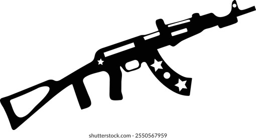  Criar uma silhueta impressionante de vetor de armas no Illustrator
