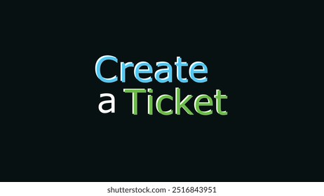 Create a ticket vector eps file 