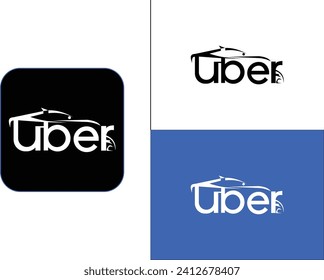 i Create a Uber Logo In Illustrator Uber Logo cab logo