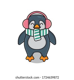 create vector designs for cute penguin with a few details