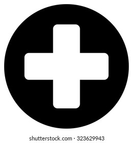 Create vector icon. Style is flat symbol, black color, rounded angles, white background.