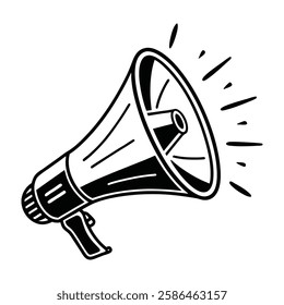 Create Vector illustration Megaphone icon