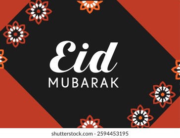 Create a vector of a religion eid mubarak