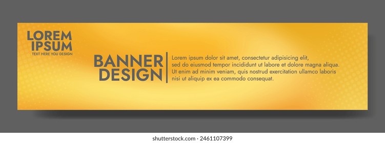 Create visually striking promotional banners, social media posts, brochures, and presentation graphics with the yellow abstract mesh blur banner template