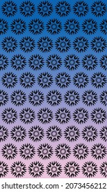 Create wallpaper from the letter T, overlap, cut until a new pattern is formed.