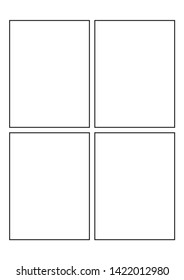 Create Your Own Comics. Comic sketchbook pages