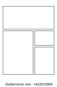 Create Your Own Comics. Comic sketchbook pages