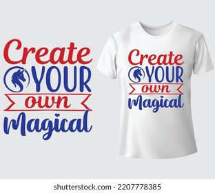 Create your own magical SVG t-shirt design.