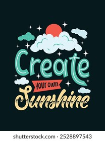 Create su propio brillo shine camiseta Plantilla