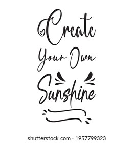 create your own sunshine quote letter