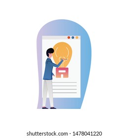 Create Your Shop of Creative Template Designs. Vector illustration concepts of web page design for website and mobile website development. Easy to edit and customize. 