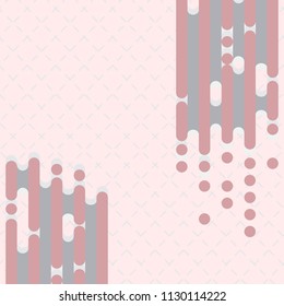 Created art line on dash abstract background, stock vector