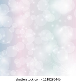 Created bokeh and ray light on colorful abstract background
