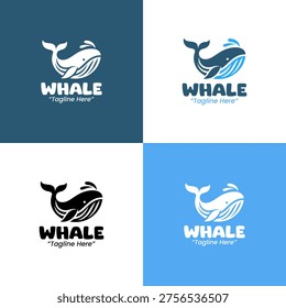 Created for brands seeking a recognizable Whale emblem for ocean tourism and marine identity.