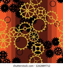 Created by several form of gear set to seamless background
