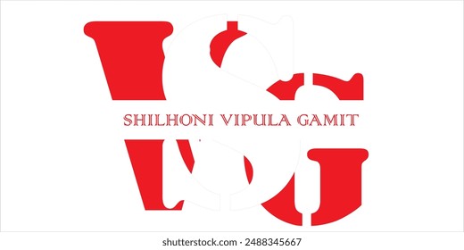 created logo red and white 