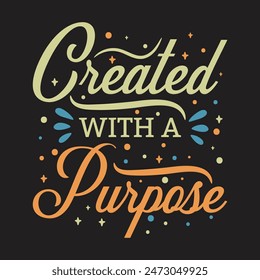 Created with a Purpose bbq t-shirt design 