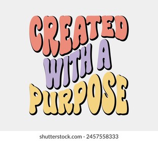 Created With A Purpose, Christian design, Christian bundle, Christian T-shirt design, Christian quotes design
