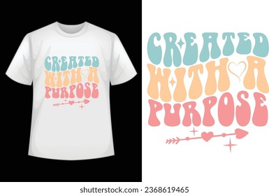 created with a Purpose retro design