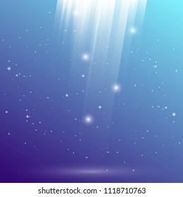 Created underwater light reflection abstract background, stock vector