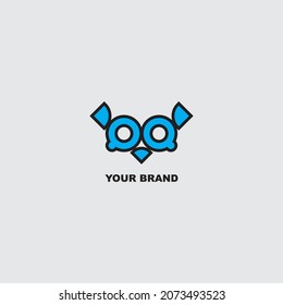 Creatie logo design for your beand, Glasses, Animal Face