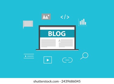 Creating a blog page concept