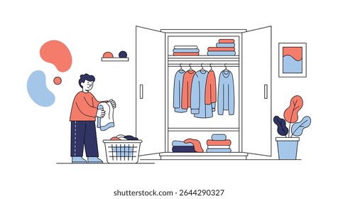 Creating a Clutter Free Wardrobe Organizing Clothes and Maintaining a Neat Living Space