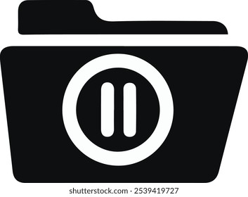 A criação de um "ícone de pasta com fundo branco" envolve a criação de um gráfico limpo e minimalista representando uma pasta. 