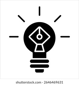 creating glyph icon vector illustration