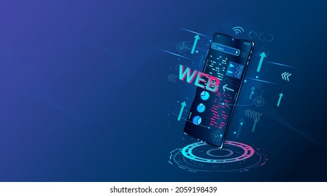 Creating an Internet site for various platforms. Creating a mobile application for a smartphone. The process of creating a web page, and coding the code for the site. Technology for creating websites.