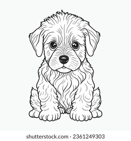 Creating a minimalist, monochromatic realism illustration of a Bernese Mountain Dog can be a beautiful and elegant piece of art. svg