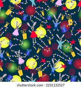 Creating a New Year's Pattern in Adobe Illustrator Based on Children's Drawings