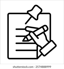 Creating Notes Icon Element For Design
