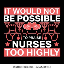 Creating a nurse t-shirt design involves combining elements that reflect the compassion and dedication of nurses. Here's a simple text-based design idea along with some visual elements